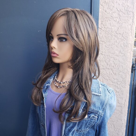 BROOKLYN Wig by Belle Tress, Coolest Ash Brown, Extend Lace, Mono, Heat Ok, NEW! - Picture 2 of 9